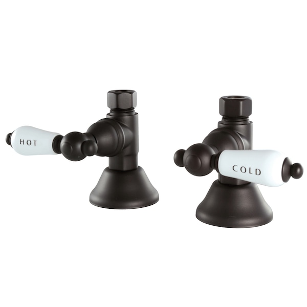 Straight Stop Shut Off Valve, Oil Rubbed Bronze